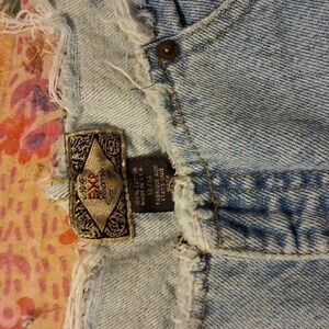 Express Shredded Look Shag Jeans